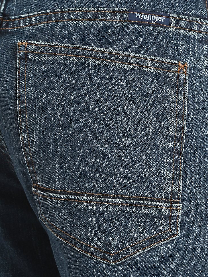 Boy's Wrangler Five Star Classic Straight Fit Jean (4-7) in Sunkissed Denim