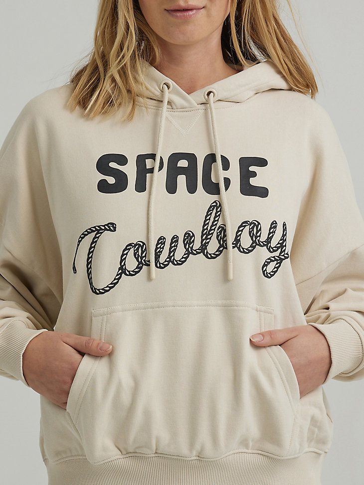 Women's Space Cowboy Hoodie in Cream