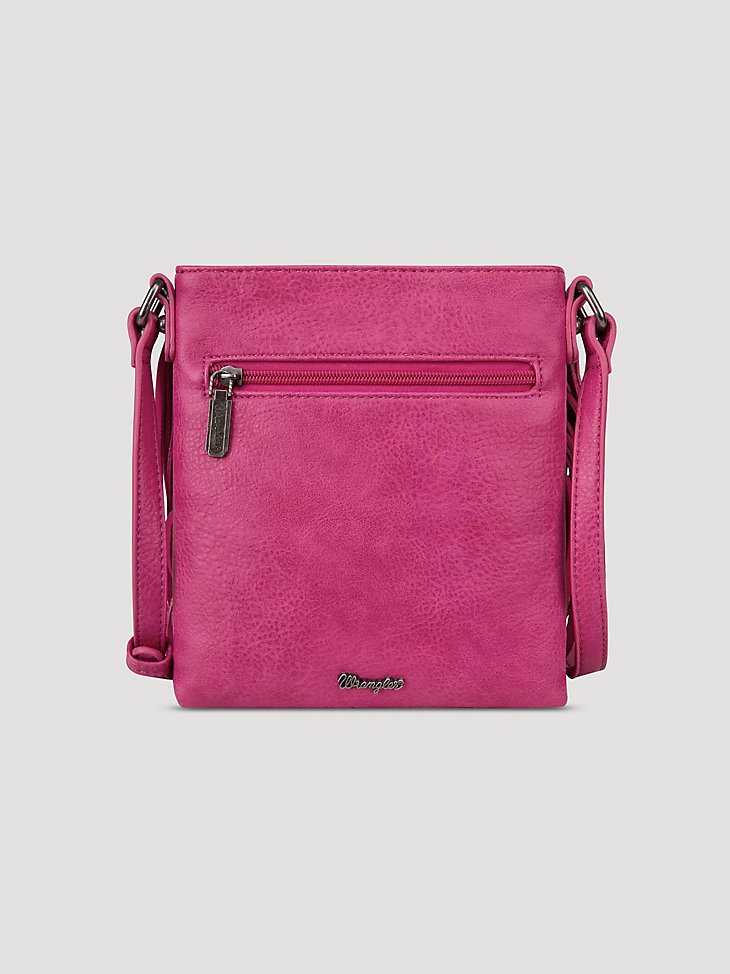 Women's Wrangler Pocket Fringe Cross Body in Hot Pink