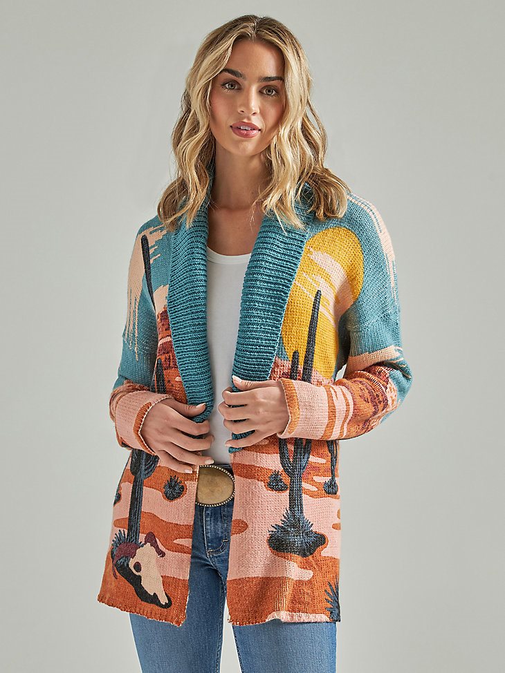 Women's Wrangler Retro Desert Cardigan in Multicolor
