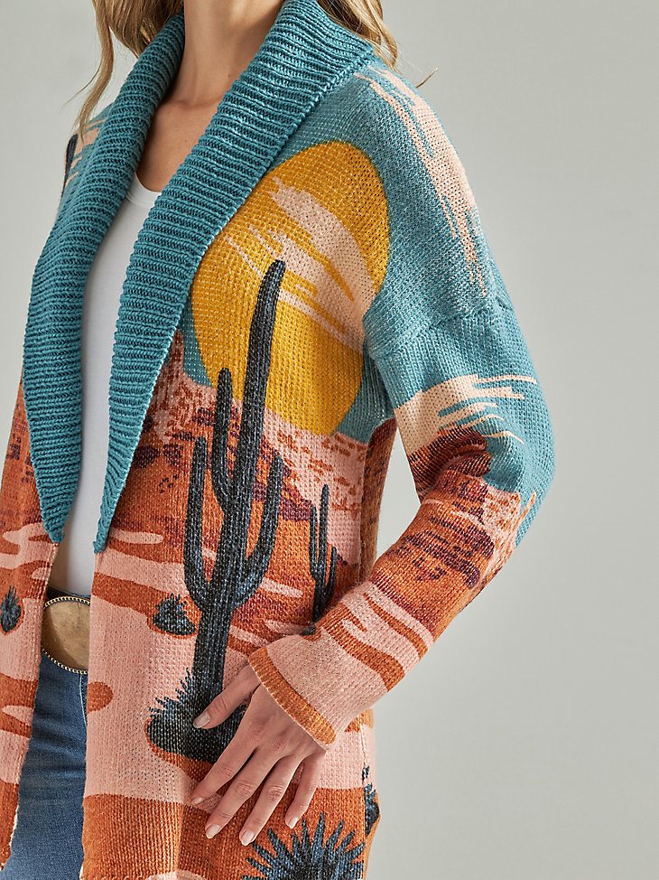 Women's Wrangler Retro Desert Cardigan in Multicolor