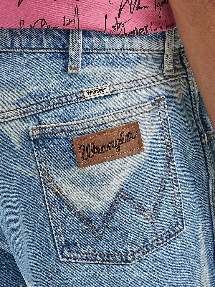 Men's Loose Fit Denim Short in Bone Orchard