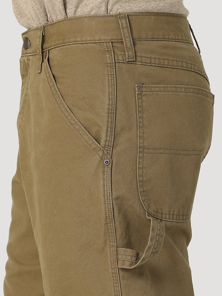 Men's Wrangler Authentics Carpenter Jean in Military Olive