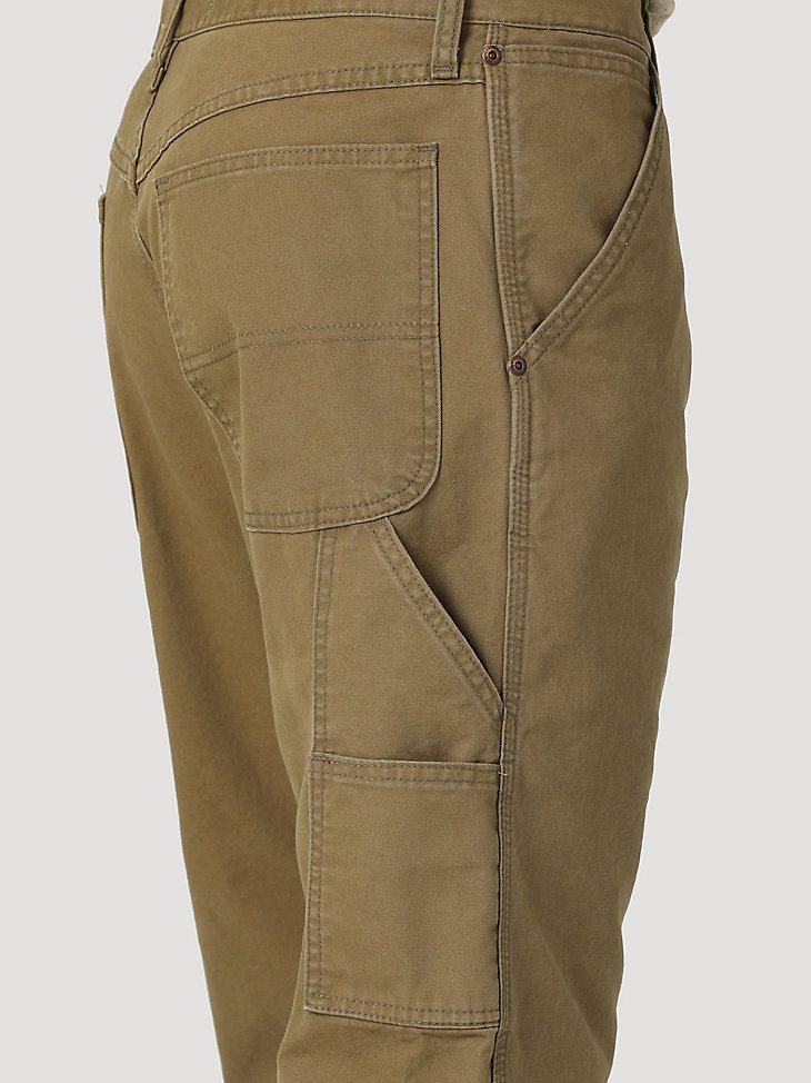 Men's Wrangler Authentics Carpenter Jean in Military Olive