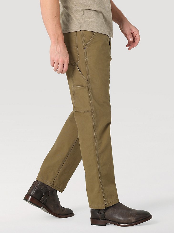 Men's Wrangler Authentics Carpenter Jean in Military Olive