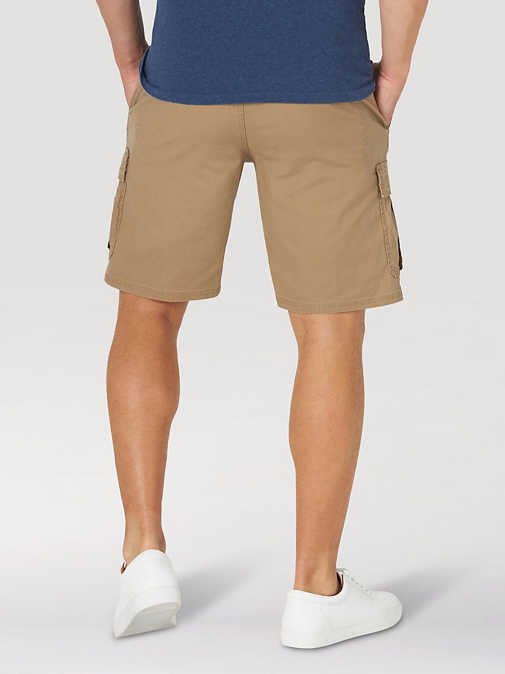 Men's Wrangler Authentics Stretch Cargo Short in Petrified Oak